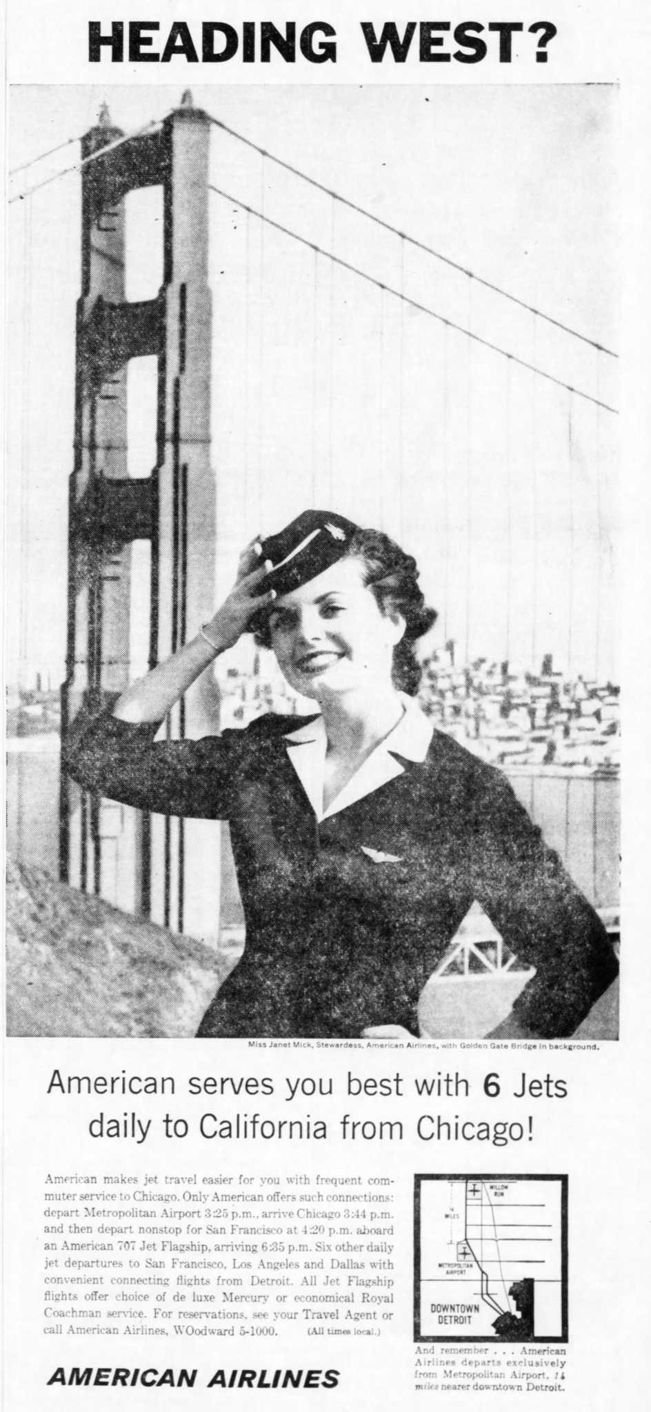 Beer In Ads #4590: Miss Rheingold 1961 Heading West?