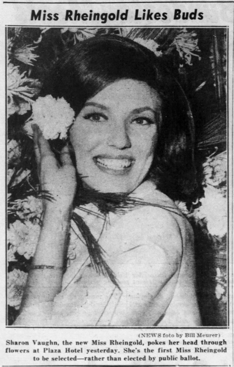Beer In Ads #4769: Miss Rheingold 1965 Likes Buds