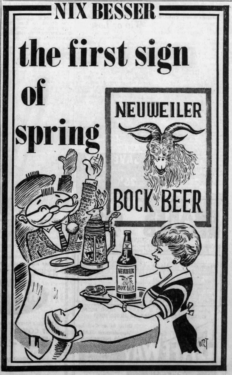 Beer In Ads #5179: Nix Besser The First Sign Of Spring
